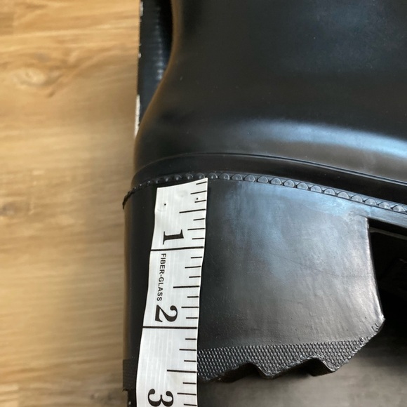 🔥🔥New in Box Chunky Grunge Everett INC Moto Square-Toe Black Waterproof Boots - Picture 8 of 10